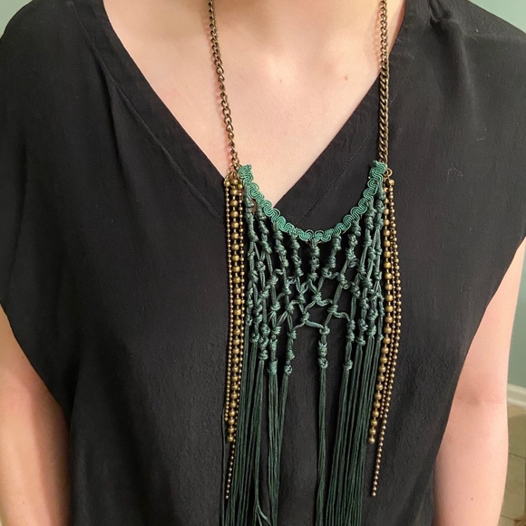 Macrame neckless - Picture 3 of 4